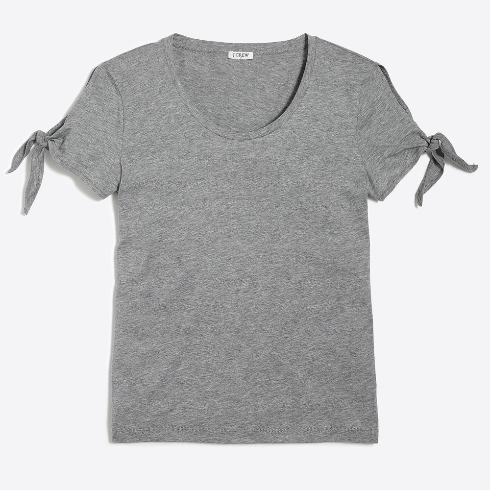 J.Crew tie shoulder tee